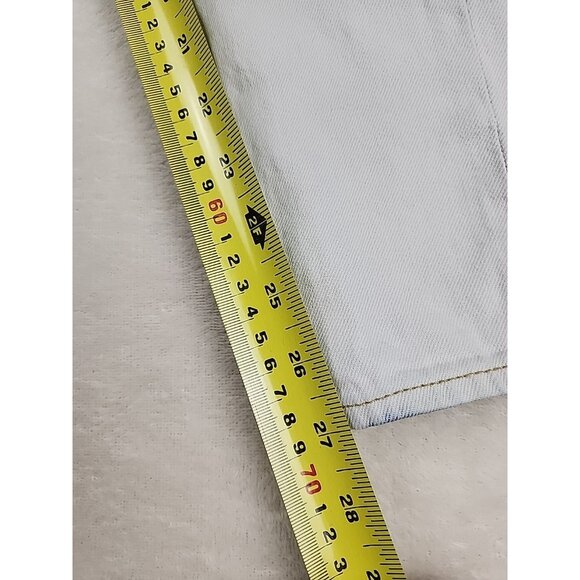 Levi's Premium Skinny Taper Jeans Mens Size 30x30 White Denim Measures 28x27 - Picture 15 of 16